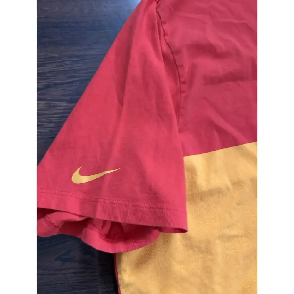 Rare Nike Lebron James T-Shirt Men's Witness Print Athletic Cut Crew Neck XXXL
